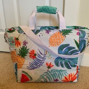 <indigo>beach bag/ mother bag/ cooler bag